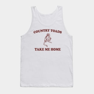 Country Toads Take Home To The Place I Belong Frog and Toad Tank Top